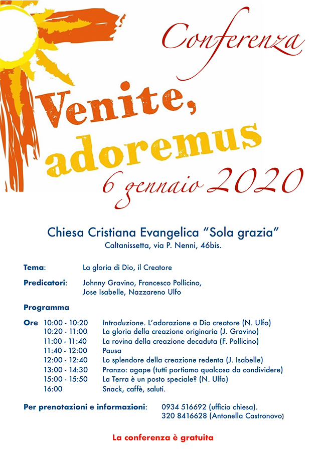 venite adoremus 2020